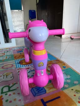 Pink Toddler Ride-On Animal Scooter (3-Wheel)