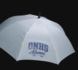ONHS Alumni White Umbrella – Est. 1945 Graphic